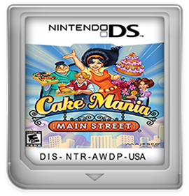 Cake Mania: Main Street - Fanart - Cart - Front Image