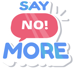 Say No! More - Clear Logo Image