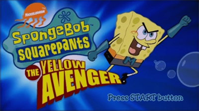 Spongebob Squarepants: The Yellow Avenger - Screenshot - Game Title Image