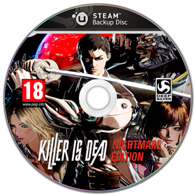 Killer is Dead: Nightmare Edition - Fanart - Disc Image
