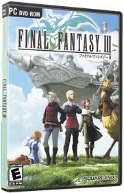 Final Fantasy III (2014) - Box - 3D Image
