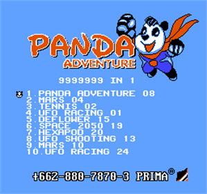 9999999-in-1 (Prima Soft) - Screenshot - Game Title Image