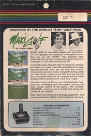 Maxi Golf - Box - Back Image