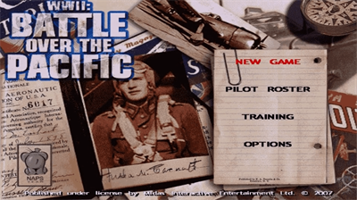 WWII: Battle over the Pacific - Screenshot - Game Title Image