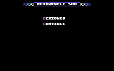 Motorcycle 500 - Screenshot - Game Title Image