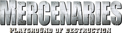 Mercenaries: Playground of Destruction - Clear Logo Image