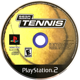 Sega Sports Tennis - Disc Image