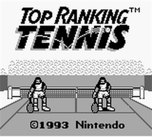 Top Rank Tennis - Screenshot - Game Title Image