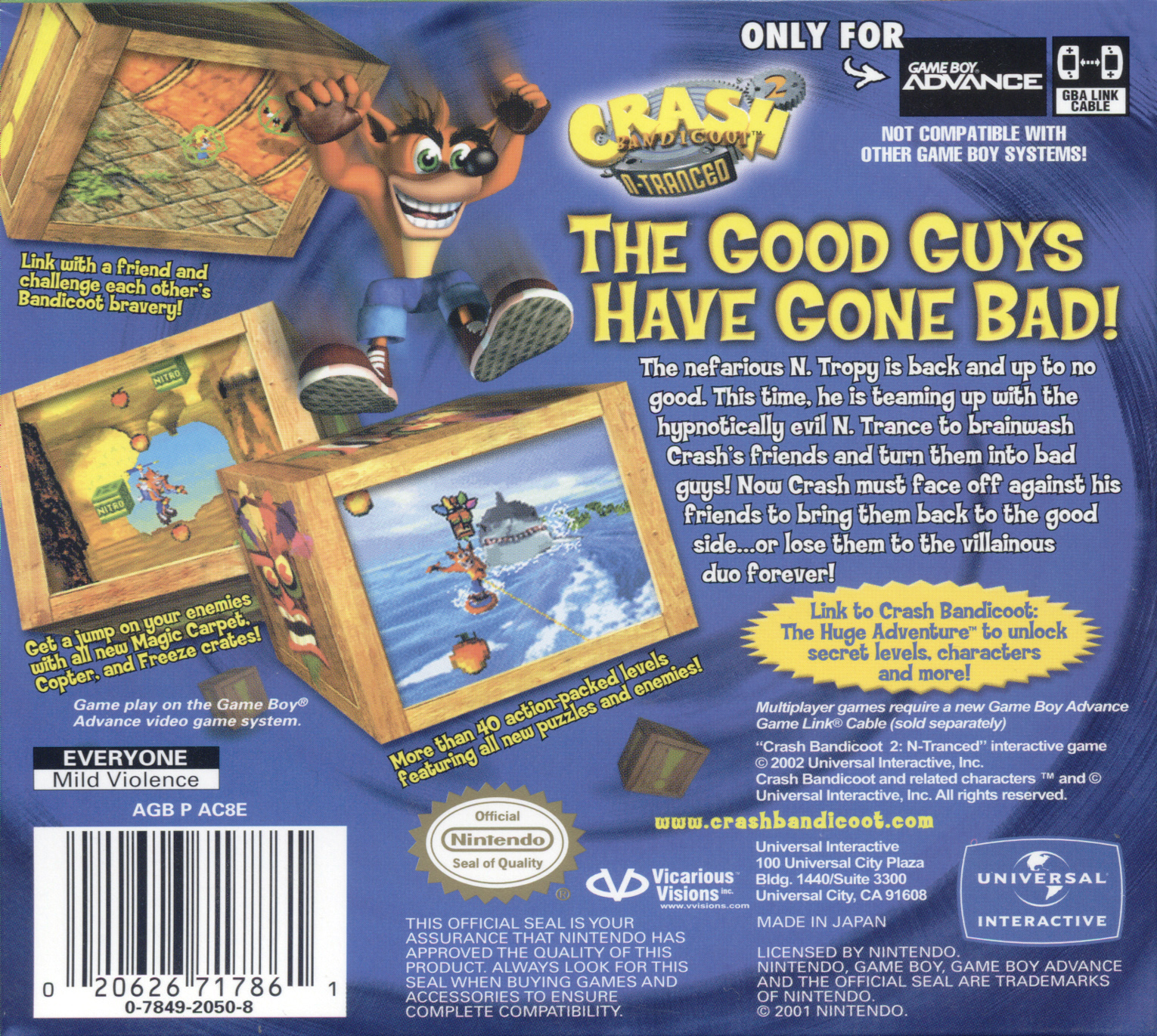 Crash bandicoot 2 n tranced details launchbox games database