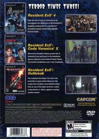 Resident Evil: The Essentials - Box - Back Image