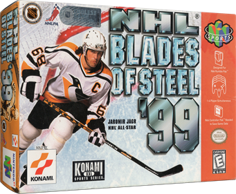 NHL Blades of Steel '99 - Box - 3D Image