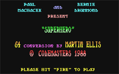 Super Hero - Screenshot - Game Title Image