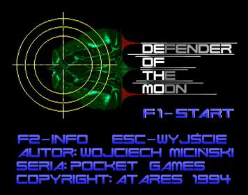 Defender Of The Moon - Screenshot - Game Title Image