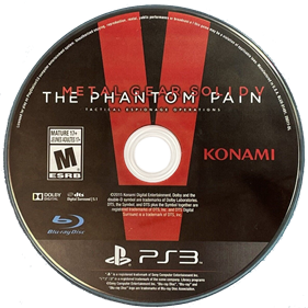 Metal Gear Solid V: The Phantom Pain - Disc Image