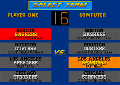 Relief Pitcher - Screenshot - Game Select Image