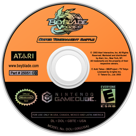 Beyblade VForce: Super Tournament Battle - Disc Image