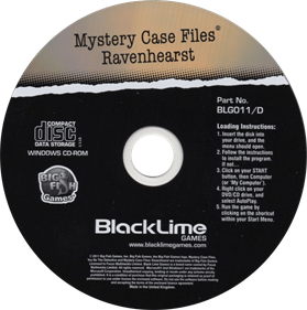 Mystery Case Files Ravenhearst - Disc Image