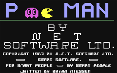 P. Man - Screenshot - Game Title Image