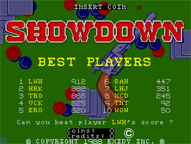 Showdown - Screenshot - Game Title Image
