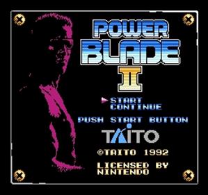 Power Blade 2 - Screenshot - Game Title Image