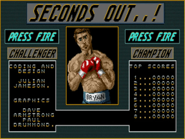 Seconds Out - Screenshot - Game Title Image