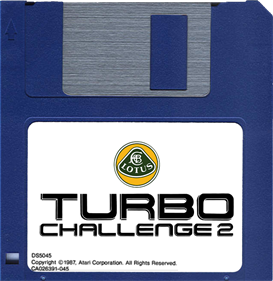 Lotus Turbo Challenge 2 - Fanart - Disc