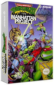 Teenage Mutant Ninja Turtles III: The Manhattan Project - Box - 3D Image