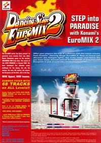 Dancing Stage Euro Mix 2 - Advertisement Flyer - Front Image