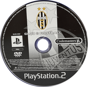 Club Football: Juventus - Disc Image