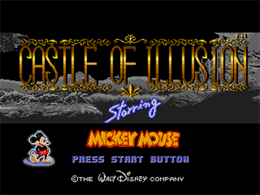 Castle of Illusion Starring Mickey Mouse - Screenshot - Game Title Image
