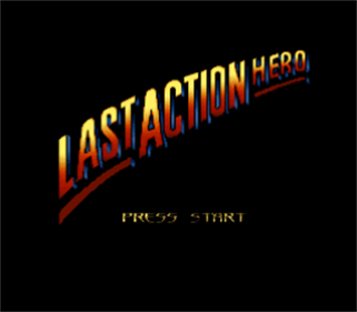Last Action Hero - Screenshot - Game Title Image