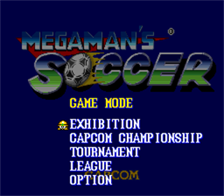 Mega Man Soccer - Screenshot - Game Select Image