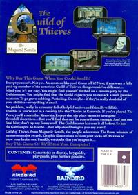 The Guild of Thieves - Box - Back Image