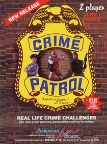 Crime Patrol - Advertisement Flyer - Front Image