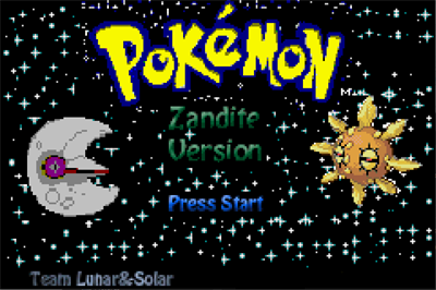 Pokémon Zandite - Screenshot - Game Title Image