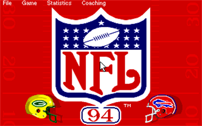 NFL 94 - Screenshot - Game Title Image