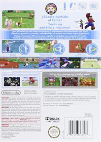 Mario Power Tennis - Box - Back Image