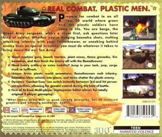 Army Men 3D - Box - Back Image