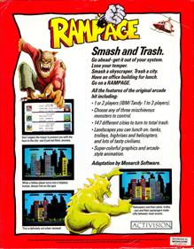 Rampage (North American Version) - Box - Back Image