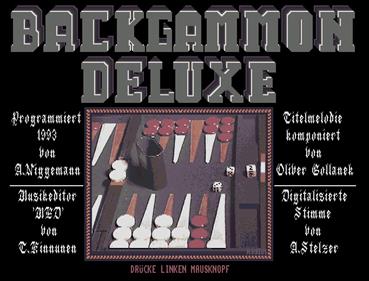 Backgammon Deluxe - Screenshot - Game Title Image