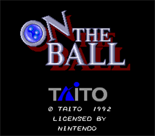 On the Ball - Screenshot - Game Title Image