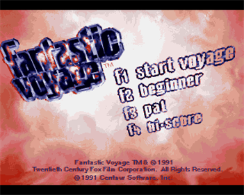 Fantastic Voyage - Screenshot - Game Title Image