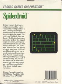 Spiderdroid - Box - Back Image