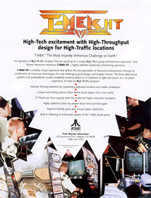 T-MEK - Advertisement Flyer - Back Image