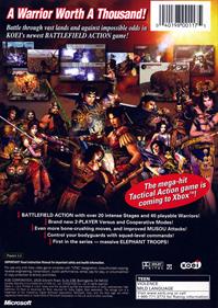 Dynasty Warriors 3 - Box - Back Image