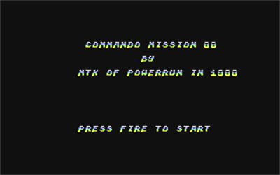 Commando Mission 88 - Screenshot - Game Title Image