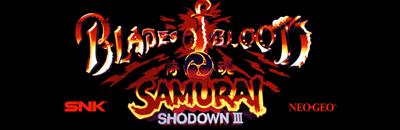 Samurai Shodown III - Arcade - Marquee Image