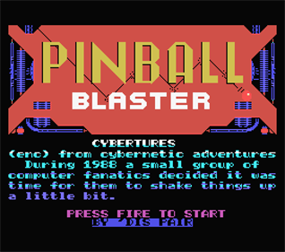 Pinball Blaster - Screenshot - Game Title Image