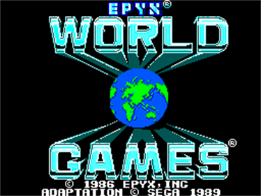 World Games - Screenshot - Game Title Image