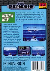 Bimini Run - Box - Back Image